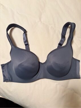 Seamless Molded T-Shirt Bra in Slate Blue - Volgograd